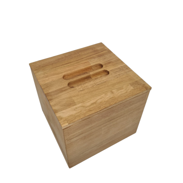 Holzboxen, Kiste aus Holz, Aufbewahrungskiste in Eiche, Schmuckkiste